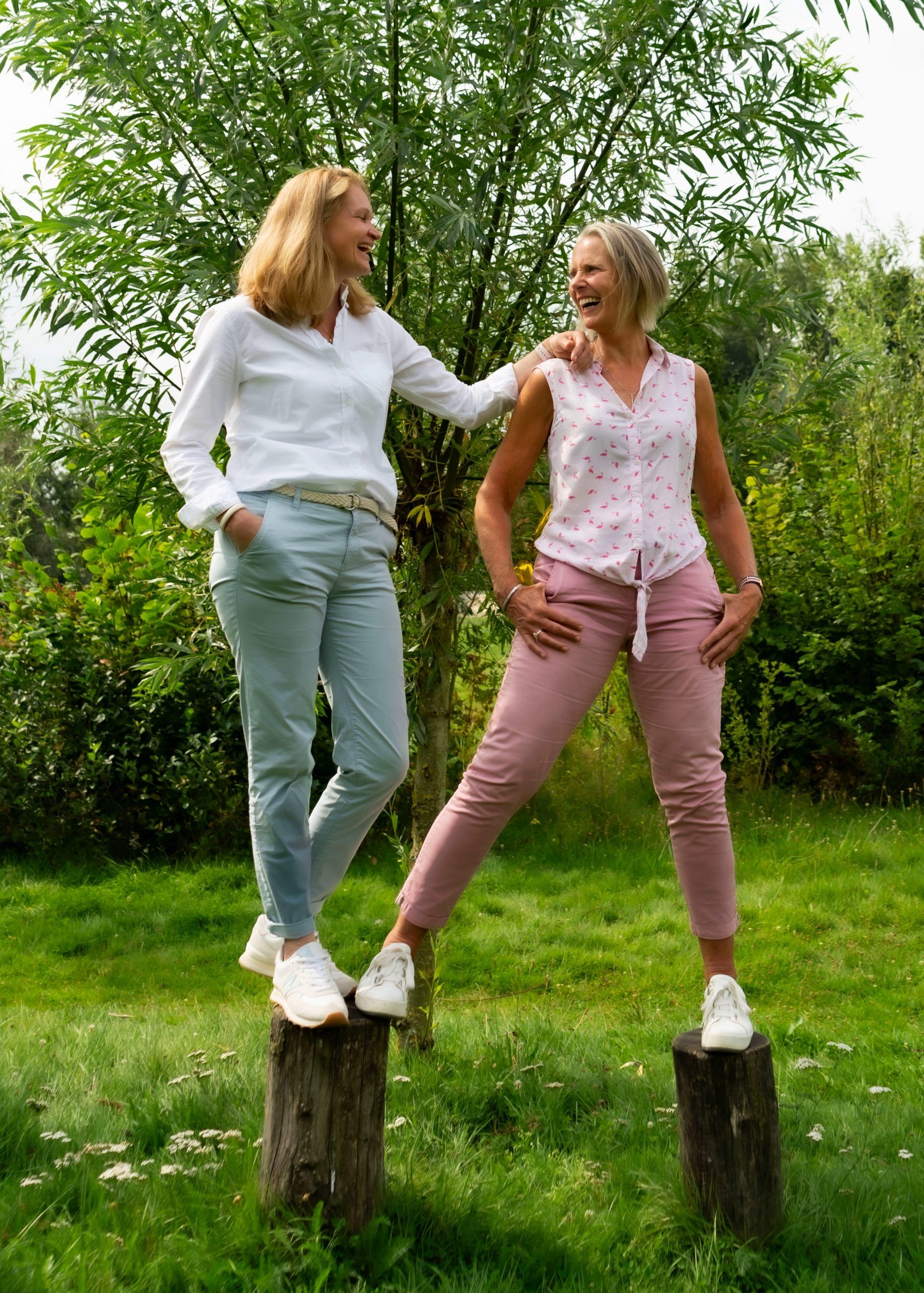 foto Angelique en Antoinette bij Wie is EduZie